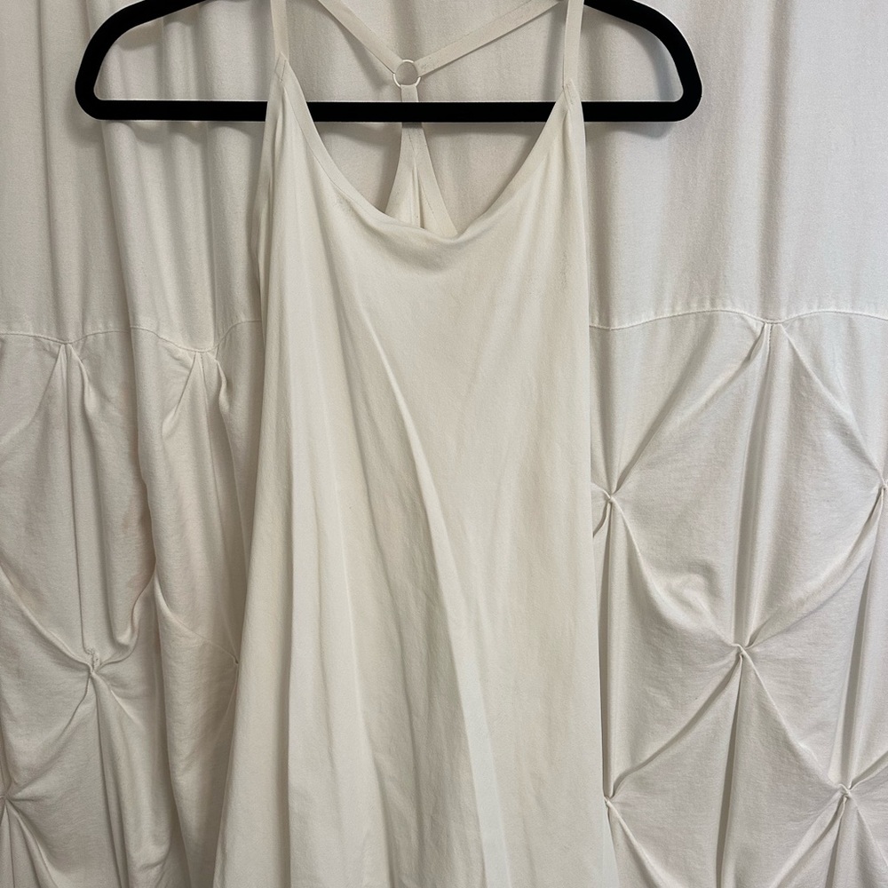 OUTDOOR VOICES WHITE EXERCISE DRESS